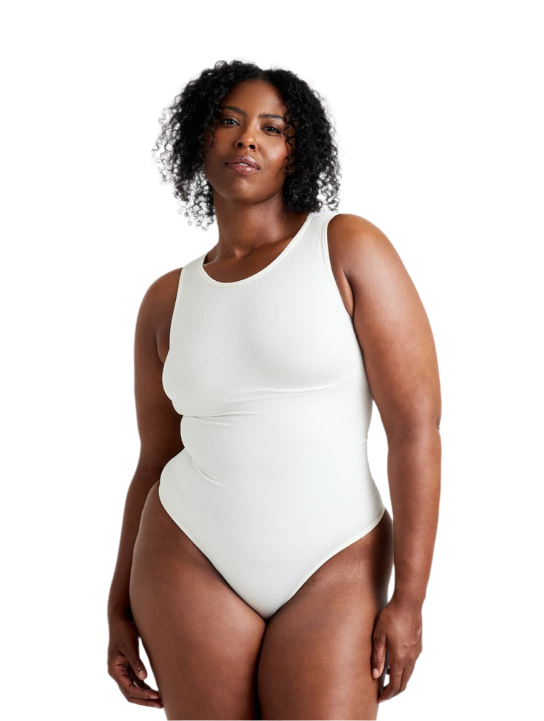 Body con tanga y escote redondo