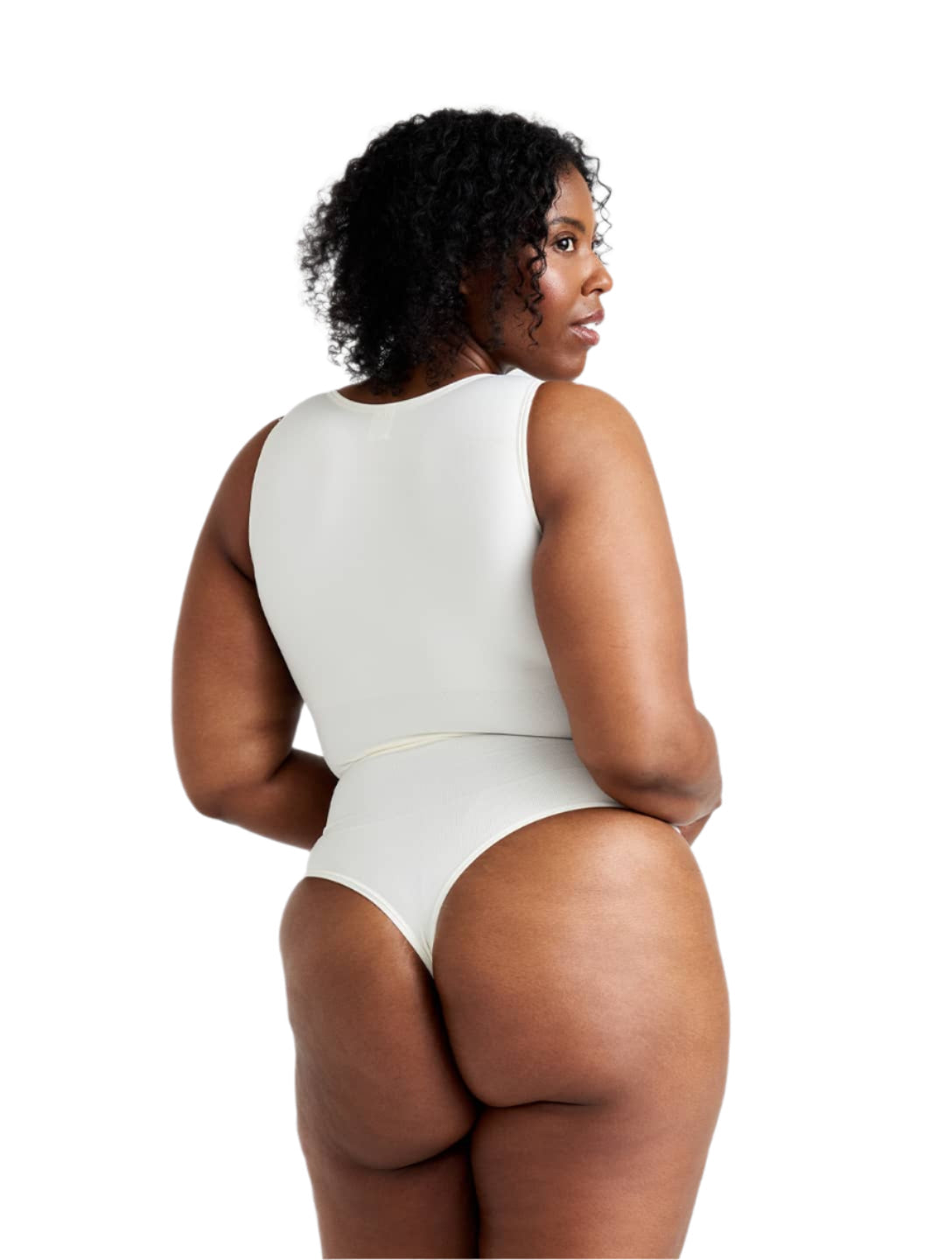 Body con tanga y escote redondo