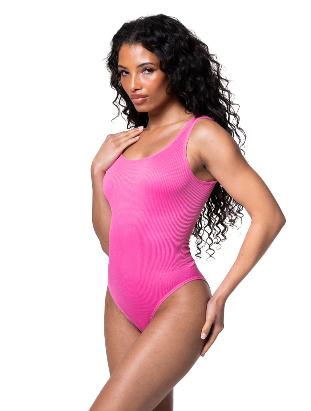 Body de canalé con escote