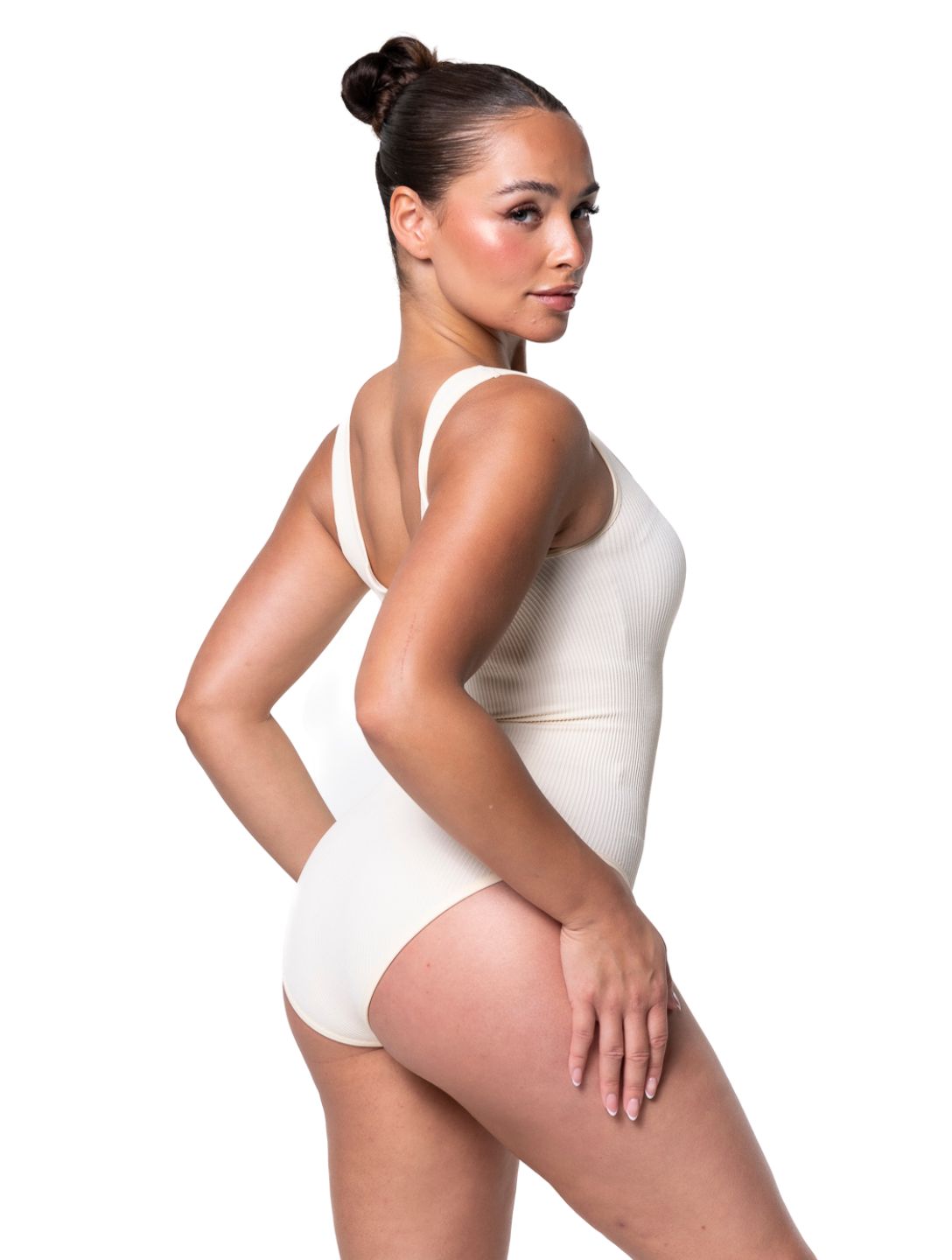Body de canalé con escote