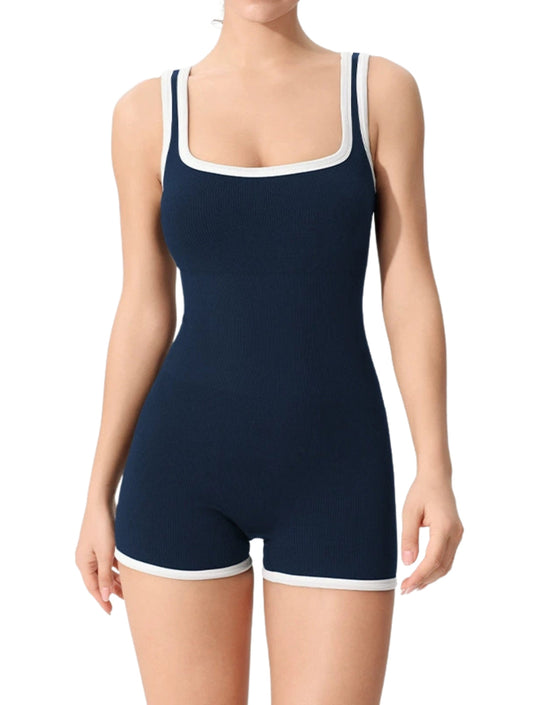 Body de canalé con contorno