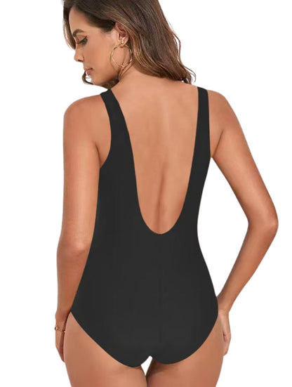 Traje Escultor con Escote en V y Espalda Baja