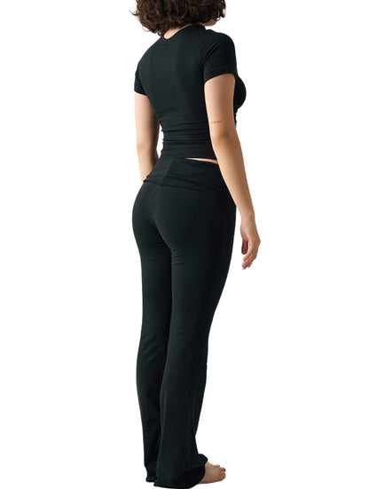 Conjunto Esencial de Ropa Cómoda Elástica