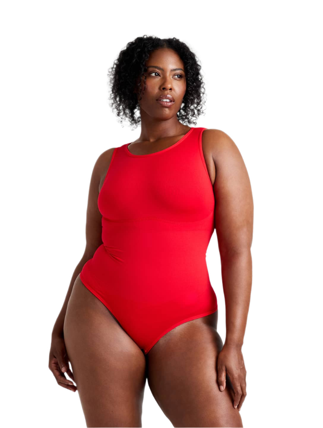 Body con tanga y escote redondo