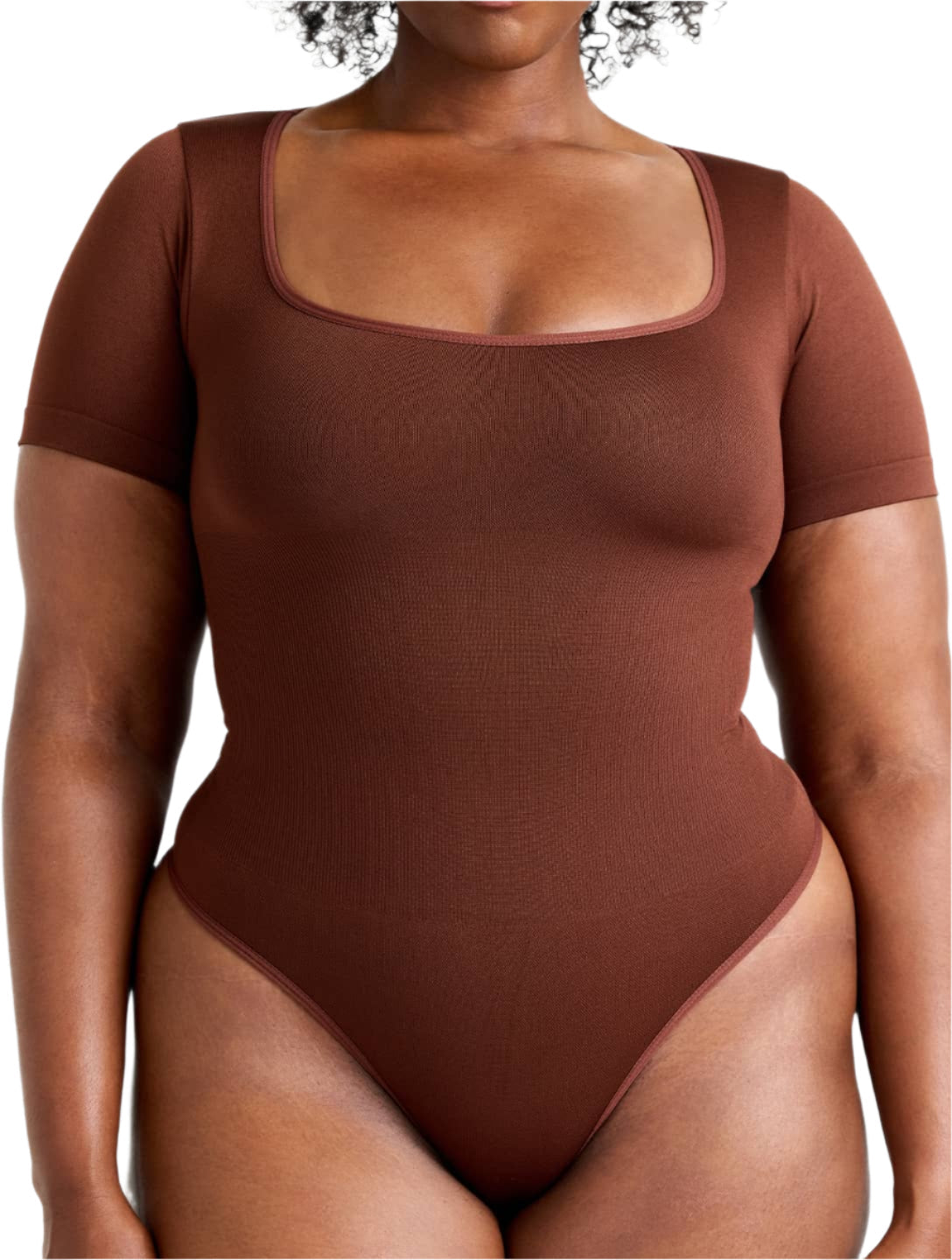 Body con tanga y escote cuadrado