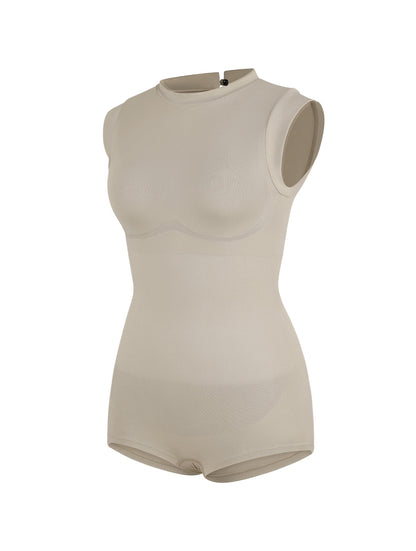 Body sin Mangas de Cuello Alto