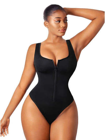 Traje de baño con cremallera Sculpting