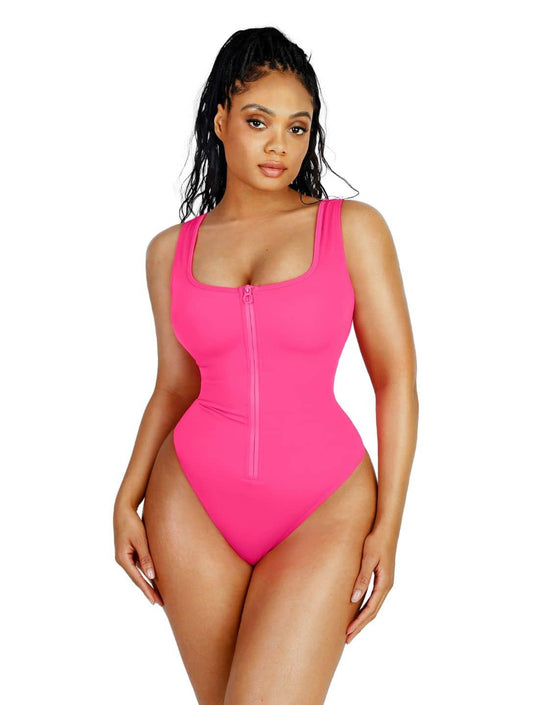 Traje de baño con cremallera Sculpting