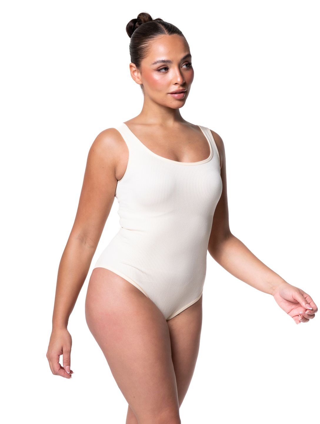 Body de canalé con escote