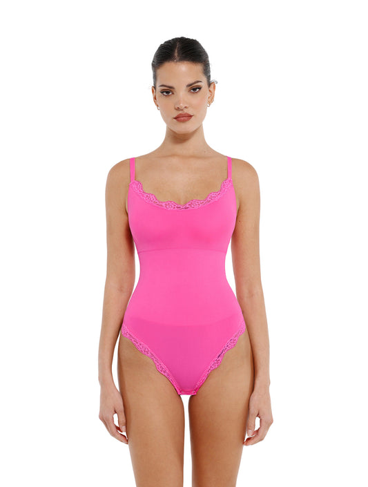Body Tanga de Encaje sin Costuras