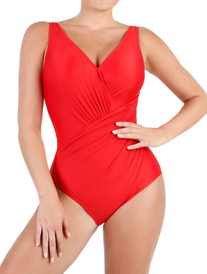 Traje de baño Shapewear con cuello en V